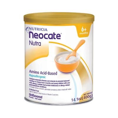 Neocate Nutra Infant Formula Unflavored 14.1 oz. Can Powder Amino Acid Food Allergies (817590_EA)