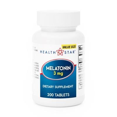 Natural Sleep Aid 200 per Box Tablet 3 mg Strength (1150847_BT)
