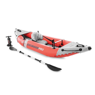 Intex Excursion Pro Inflatable Kayak, Fishing Kayak With Oars, Pump & Rod Holders, Portable Vinyl Boat For Outdoor Sport Intex Excursion Pro Inflatable Kayak, Fishing Kayak With Oars, Pump & Rod Holders, Portable Vinyl Boat For Outdoor Sport