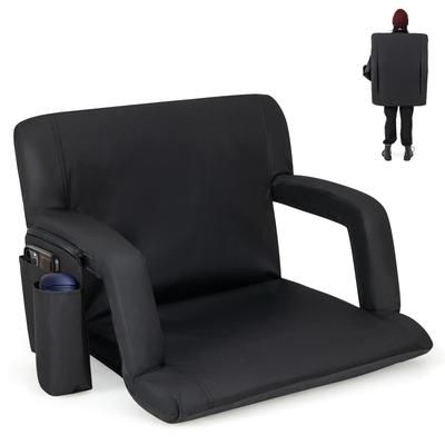 Premium Stadium Seat For Bleachers With Back Support, Adjustable Recline Positions, Cushioned Bleacher Chair Premium Stadium Seat For Bleachers With Back Support, Adjustable Recline Positions, Cushioned Bleacher Chair