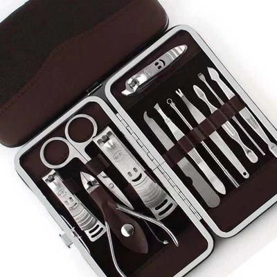 12PCS Professional Pedicure & Manicure Set, Nail Clippers, Cuticle Cleaner, Grooming Kit With Case 12PCS Professional Pedicure & Manicure Set, Nail Clippers, Cuticle Cleaner, Grooming Kit With Case