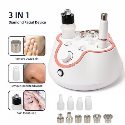 3 in 1 Professional Diamond Facial Peeling Machine, Home Use Professional Microdermabrasion, Exfoliation Beauty Machine us Plug (100 110v)