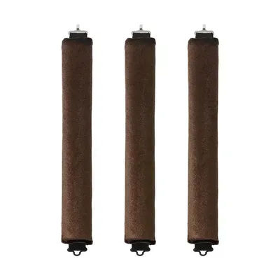 Heatless Hair Curlers Curling Rod, No Heat Hair Rollers For Lazy Curls With Hook, Soft Flexi Rods For Styling brown 3pcs