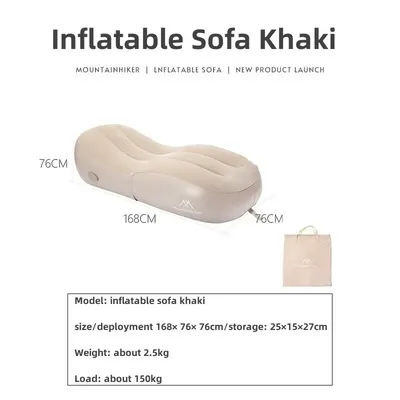 Portable Fast Inflatable Air Sofa Bed Outdoor, Automatic Inflatable Sleeping Mat inflatable Sofa