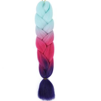 Jumbo Braids Extensions Synthetic Braiding Hair Kanekalon Afro Ombre Color Hair For Kids Children Crochet Twist Braid zitong c34 24inches