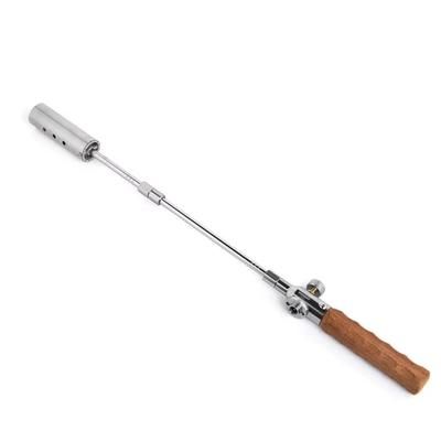 Long Flame Igniter For Camping, Portable Wooden Handle Burner, Adjustable BBQ Gas Spray Gun & Removable Stove Toolkit Long Flame Igniter For Camping, Portable Wooden Handle Burner, Adjustable BBQ Gas Spray Gun & Removable Stove Toolkit