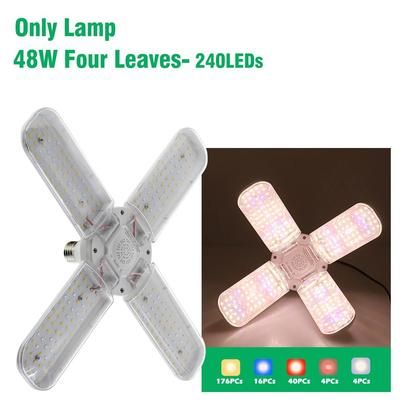 Full Spectrum Bulb Grow Light Foldable Phyto Lamp For Indoor Plants, Bloom & Flowering LED Grow Lamp For Garden 240led only Lamp