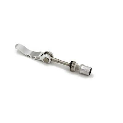 Aluminium Quick Release Bike Seat Tube Clamp, Heavy Duty Mountain Bike Seatpost Clamp Bolt & Bicycle Accessory silver