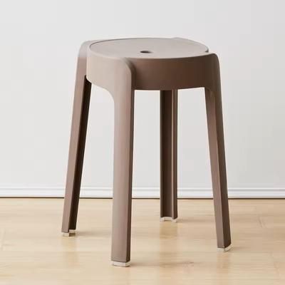 Colorful Step Stool Chair For Living Room Or Entryway brown