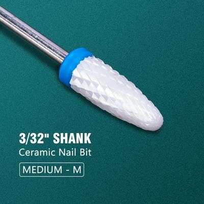 Electric Manicure Drill Bit Set By Dmoley, Ceramic Nail Burr Cutter For Acrylic Nails, Pedicure Tools, And Gel Polish 5