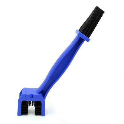 Portable Chain Cleaner For Motorcycle & Road Bike, Durable Chain Clean Brush Maintenance Tool blue