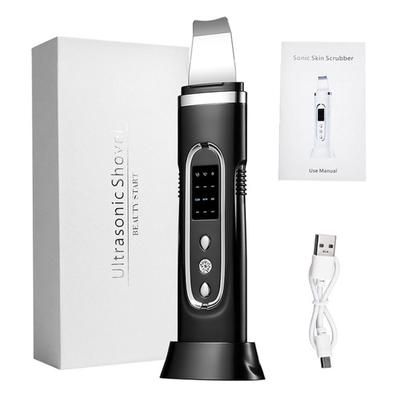 GlowSonic Ultrasonic Skin Scrubber And Blackhead Remover black With Box