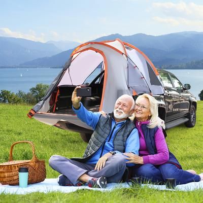 2 Person Portable Pickup Truck Tent With Carry Bag, Lightweight & Waterproof 2 Person Portable Pickup Truck Tent With Carry Bag, Lightweight & Waterproof
