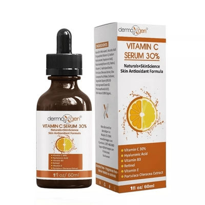 Pure Vitamin C Serum With Vitamin B3+E+Hyaluronic Acid, Anti Aging Brightening Antioxidant Formula Pure Vitamin C Serum With Vitamin B3+E+Hyaluronic Acid, Anti Aging Brightening Antioxidant Formula
