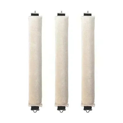 Heatless Hair Curlers Curling Rod, No Heat Hair Rollers For Lazy Curls With Hook, Soft Flexi Rods For Styling beige 3pcs