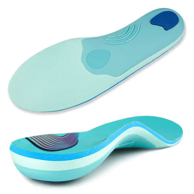Orthopedic Arch Support Insoles For Plantar Fasciitis Relief & Flat Feet Comfort 7 8 blue Green