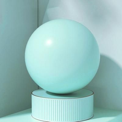 Women Gym Yoga Fitness Ball Thickening Type Anti Explosion Pilates Workout Mini Ball, Sculpting Legs And Hips blue
