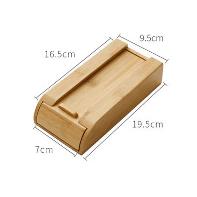 Natural Wooden Under Desk Sliding Storage Drawer s bamboo