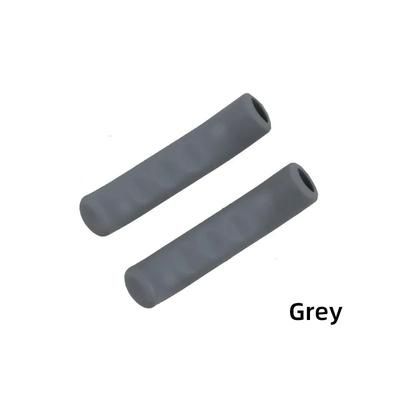 Bicycle Brake Handle Covers, Silicone Bike Brake Lever Protective Grips For Added Comfort And Durability grey 1 Pair