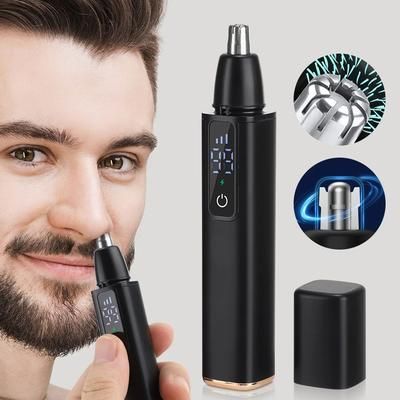 Professional Unisex Nose Hair Trimmer, Rechargeable, Automatic & Portable For Painless Grooming Professional Unisex Nose Hair Trimmer, Rechargeable, Automatic & Portable For Painless Grooming