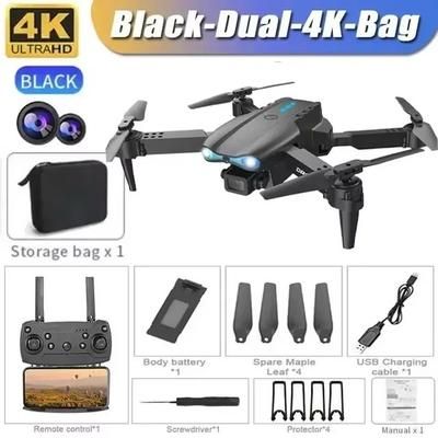 E99 Pro Drone With 6K Camera Foldable Quadcopter Remote Control UAV e99 dual 4k bag