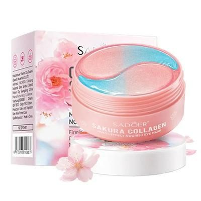 SADOER Sakura Collagen Eye Mask, Anti Dark Circles & Puffiness, Moisturizing & Firming Eye Patches For Under Eye Skin SADOER Sakura Collagen Eye Mask, Anti Dark Circles & Puffiness, Moisturizing & Firming Eye Patches For Under Eye Skin