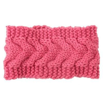 Knitted Ear Warmer Headwrap Stylish Thermal Winter Accessory & Perfect Gift Pink