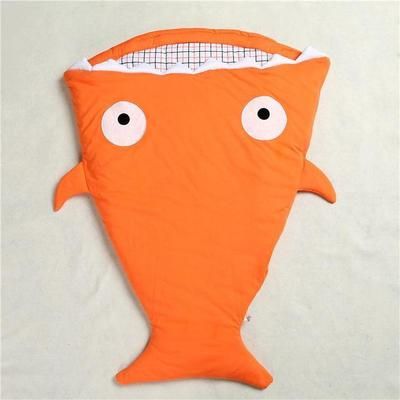 Mr. Shark Baby Sleeping Bag Cozy & Adorable Shark Sleeper Orange