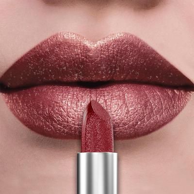Bold & Intense Glitter Shiny Metallic Lipstick Pearlescent Lip Tint, Long Lasting Matte Lip Makeup 111