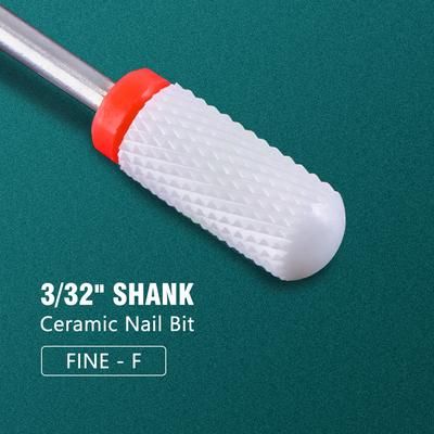 Electric Manicure Drill Bit Set By Dmoley, Ceramic Nail Burr Cutter For Acrylic Nails, Pedicure Tools, And Gel Polish 9