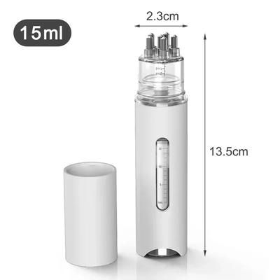 Portable Scalp Applicator & Mini Massager Comb Essential Oil Liquid Dispenser For Hair Loss & Scalp Care white