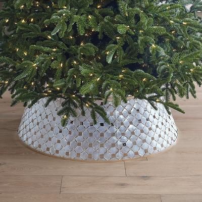 Capiz Tree Collar - Roslin - Frontgate - Christmas Decorations