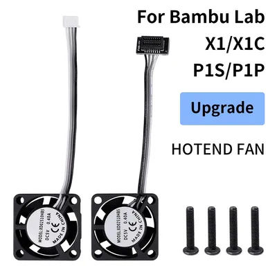 Upgrade High Quality Cooling Fan For Bambu Lab X1/P1 2510 High Speed Cooler Fans For Bamboo 3D Printer X1 X1C P1S P1P Hotend