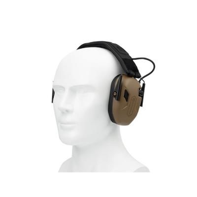 Earmor Sport Shooting ElectronicEar Muffs w/ Foam Earpads 22dB Coyote Brown M300A-CB
