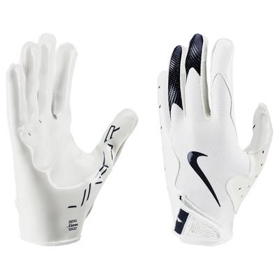 Nike Vapor Jet 8.0 Adult Football Gloves White/Navy
