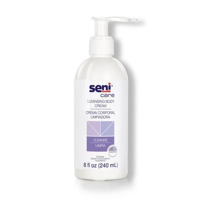 Seni Care Rinse-Free Body Wash Cream 8 oz. Pump Bottle Light Scent (1163814_EA)