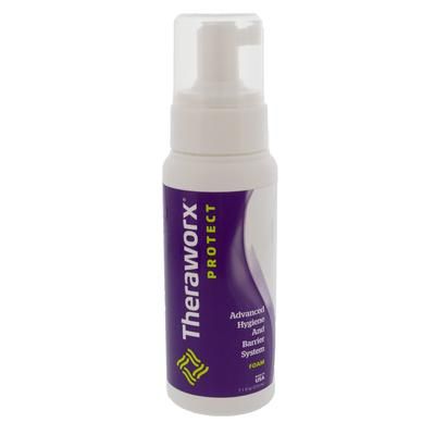 Theraworx Protect Advanced Hygiene and Barrier System Rinse-Free Skin Cleanser with Silver Foaming 7.1 oz. Pump Bottle Lavender Scent (798262_EA)