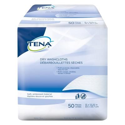 TENA Washcloth 13 X 13-1/4 Inch White Disposable (450344_BG)