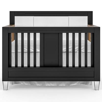 Romina Furniture Millenario Convertible Crib (Tufted)