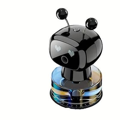 deodorante per auto intelligente robot con ricarica USB, design con quattro impostazioni di intensità della fragranza, accessorio ideale per auto e regalo perfetto