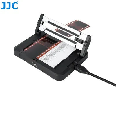 JJC Aluminium Slide Film Cutter For 35 mm and 120 Format Film Strips Anti-Slip Film Head Cutter and Replacement Cutter Blade Kit