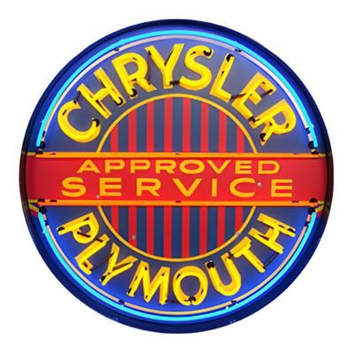 Neonetics Chrysler Plymouth 36-Inch Neon Sign
