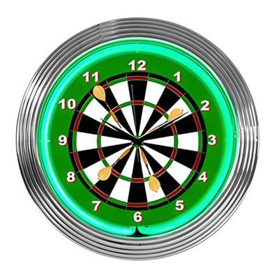 Neonetics 15-Inch Darts Neon Clock
