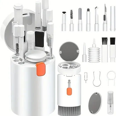 20 en 1 appareil photo numérique casque téléphone portable clavier d'ordinateur portable ensemble d'outils de nettoyage brosse de nettoyage stylo propre pour Airpods Pro