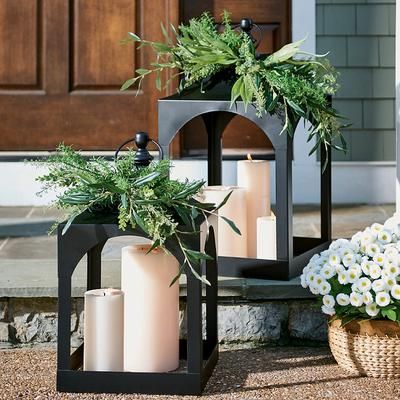 Oversized Porch Lantern, Set Of Two - Grandin Road