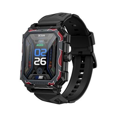 LOKMAT OCEAN MAX Orologio intelligente 1.96 pollice Orologio da Corsa Fitness Smartwatch Bluetooth Contapassi Promemoria chiamata Localizzatore di attività Compatibile con Android iOS Da donna Da uomo