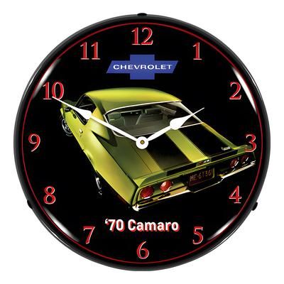 Collectable Sign and Clock 1970 Camaro Z28 Backlit Wall Clock