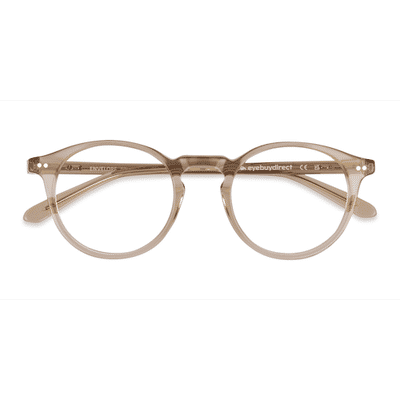 Unisex s round Brown Acetate Prescription eyeglasses - Eyebuydirect s Envelope