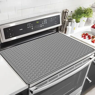 Tapis de table de cuisson à Induction en Silicone, couverture de cuisinière à Induction, résistant à la chaleur, antidérapant, tapis de protection pour table de cuisson à Induction, outils de cuisine