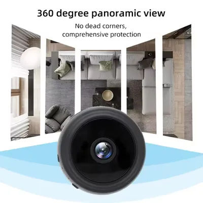A9 Mini Camera Wireless Surveillance Cam1080P HD, WiFi-Enabled for RealTime Monitoring Ideal for Home/Office Protection